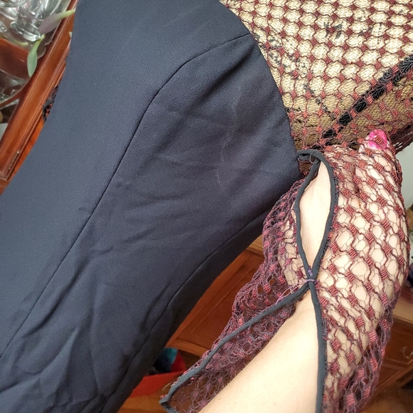 VINTAGE Black DRESS - Picture 10 of 13